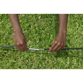 BESTWAY Steel Pro Max Frame Pool Set 396 x 107 cm beige inkl. Filterpumpe + Überdachung