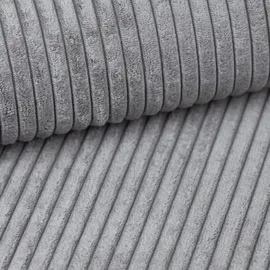 idohome Ecksofa mit Schlaffunktion und Bettkasten Hellgrau