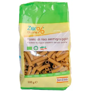 Zero% Glutine Rigatoni Di Riso Integrale Senza Bio 500 G g