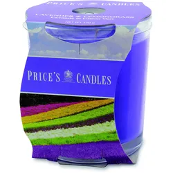 Duftkerze im Glas Lavender & Lemongrass PRICES - lila