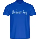 multifanshop Kinder T-Shirt - Bochum - Bochumer Jung - Druck weiß - Kind