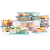 Alpina Frischhaltedosen Set 13-teilig blau 24 x 13 x 30,5 cm 0,5 l
