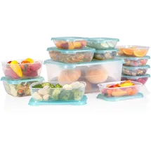 Alpina Frischhaltedosen Set 13-teilig blau 24 x 13 x 30,5 cm 0,5 l