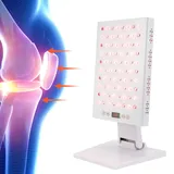 Rotlichttherapiegerät, Rotlichtlampe Drei Stufen Einstellbar (50%/75%/100%) Wellenlänge 625-700nm, LED Red Light Therapy mit Timer & Schutzbrille für Muskel- und Gelenkschmerzlinderung