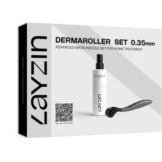 LAYZIN Microneedling Set 0.35mm incl. Cleansing Spray 0,035 cm Spray