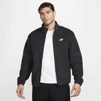 Nike Sportswear Club Harrington-Jacke aus Cord (Herren) - Schwarz, M