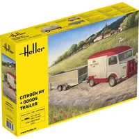 Heller 50331 Citroen HY + Goods Trailer