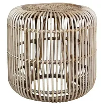 Chic Antique Loungetisch Ø 50 x 50 cm Beige