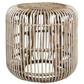 Chic Antique Loungetisch Ø 50 x 50 cm Beige