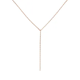 Elli Y-Kette Figaro Basic Trend Verstellbar 925 Silber Roségold