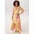 Aniston CASUAL Wickelkleid Braun/Mehrfarbig 42