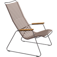 HOUE CLICK Relaxsessel Lounge chair Bambusarmlehnen Stahlgestell - Sand - 63