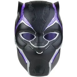 Marvel Hasbro Legends Series Black Panther elektronischer Premium Helm mit Lichtern und klappbaren Linsen, Rollenspielartikel, F3453, Multi