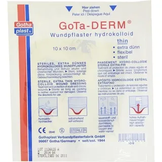 Gothaplast Verbandpflasterfabrik GmbH Gota-Derm thin hydrokoll.Wundpflaster 10 x 10 cm 1 St.