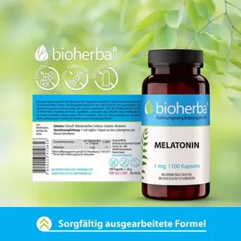 Bioherba Melatonin 1 mg Kapseln 100 St.