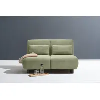 Ell + Ell Schlafsofa ELL + ELL "Minou", grün (hellgrün), B:145cm, Sofas, Schlafsofa