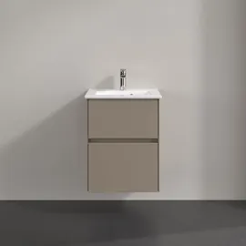 Villeroy & Boch Collaro Waschtischunterschrank C141B0VM 47,2x61x40,4cm, Waschbecken mittig, LED-Beleuchtung, 3,1W, taupe