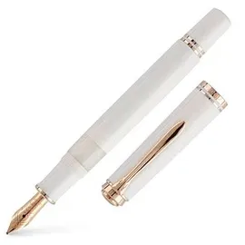 Pelikan Souverän M600 Kolbenfüller weiß/rose-gold F (fein), 1 St.