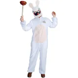 P'tit Clown - Referenz 44441 – Kostüm Rabbids – Kostüm Teenager Unisex – Weiß-Beige, 14/16 Jahre