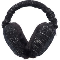 Euro-Star Ohrenschützer ESRandy schwarz mit silbernen Lurex-Fäden, Farbe: schwarz