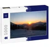 Lais Puzzle Sonnenuntergang Skifahren Frankreich 1000 Teile