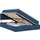 vidaXL Bett mit Stauraum und LED 140 x 200 cm Blau