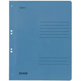 Falken Ösenhefter 80003882 DIN A4 ganzer Deckel blau