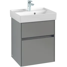 Villeroy & Boch Waschbeckenunterschrank 2 Auszüge 46 x 54,6 x 37,4 cm Schwarz