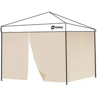Sekey 2PCS Seitenwände für Pavillon 3x3 Wasserdicht Winterfest, Seitenwände