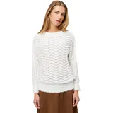 Zero Sweatshirt Wellenmuster Eggnog 36