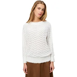 Zero Sweatshirt Wellenmuster Eggnog 36