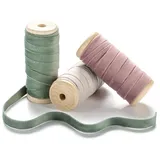CHUQING Geschenkband Dekoband Samt 10mm Samtband Samtborte Schleifenband Hochzeit für Geschenkverpackung, Weihnachten,Bastelarbeiten,Geburtstag