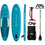 Aqua Marina All-Around SUP Board mit Reißverschlussrucksack Double Action-Pumpe LIQUID AIR Paddel Einschub-Mittelfinne Sicherheitsleine - versch. Ausführungen