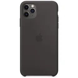 iPhone 11 Pro Max Silicone Case schwarz