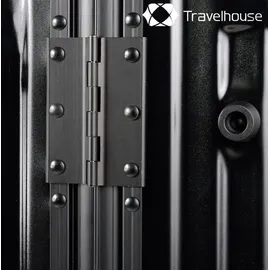 TRAVELHOUSE London Koffer-Set 3-tlg. schwarz
