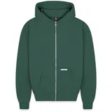 bazix republiq Super Heavy Blank Zip-Hoodie Herren Grün M
