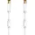 Hama Antennen-Kabel Koax-Stecker/Koax-Kupplung 1,5 m Weiß