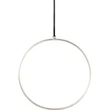 Creativ deco Dekohänger Ø 21 cm Silber