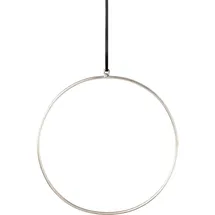 Creativ deco Dekohänger Ø 21 cm Silber