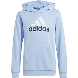 Adidas Essentials Two Colored Big Logo Cotton Kapuzenpullover Clear Sky / Legend Ink 128