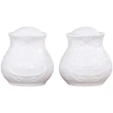 Chic Antique Provence Salz- / Pfefferstreuer Set 6 cm Weiß unbefüllt