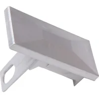 Ersatz-Pfostenkappen für Premium-Pf. Kunststoff 60 x 40 mm Silber