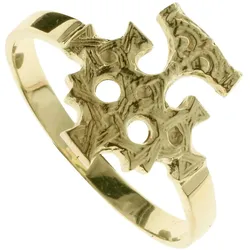 Fingerring OSTSEE-SCHMUCK "Ostsee-Schmuck Ring Hiddensee Ring Hiddensee" Gr. 54, gold (goldfarben), Fingerringe, Damen, Gr. 54 (17,2), Gelbgold 333