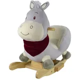 Knorrtoys Schaukeltier Paul Donkey Grey mit Sound