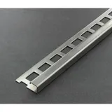 Proline Fliesenschiene Als Quadratprofil, Edelstahl (v2a) Glänzend, Länge 2,50 M 11 Mm Fliesenprofil