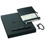 Lamy safari all black ncode Set – digital paper notebook) & Schwarz