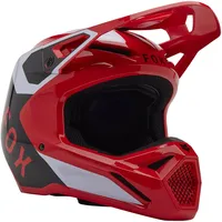 Fox V1 Lean Offroad-helm - Flo Red - 2XL