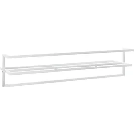 vidaXL Handtuchständer Schwarz 95x25x22 cm