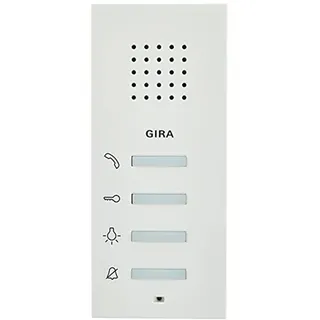 Gira Wohnungsstation AP E22 1250 03 Reinweiß glänzend