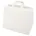 50 Tragetaschen Papier cm x cm x 21 5 cm weiss mit Tragegriff
